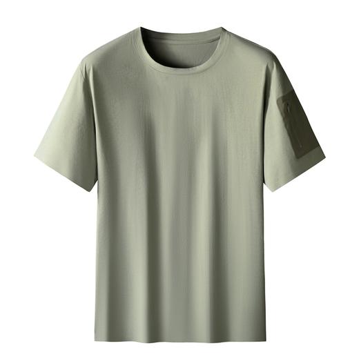 【DTH】大依优型大码圆领短袖T恤加肥加大肥佬休闲宽松运动胖子上衣男士 商品图3