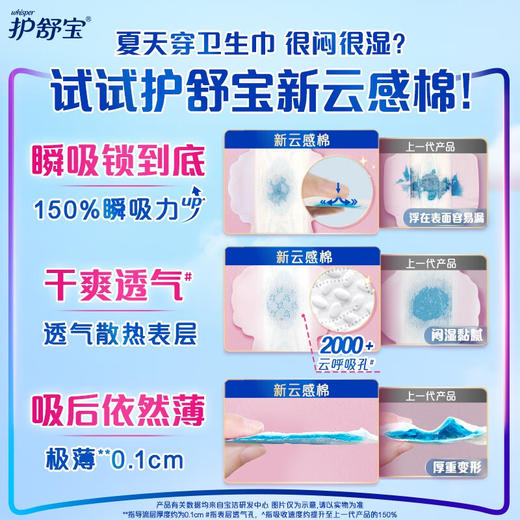 护舒宝秒吸云感棉极薄日用卫生巾 商品图6