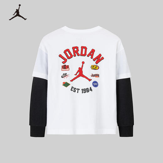 JORDAN 春 大童小童 长袖T恤 JDB-FF-D829 商品图7