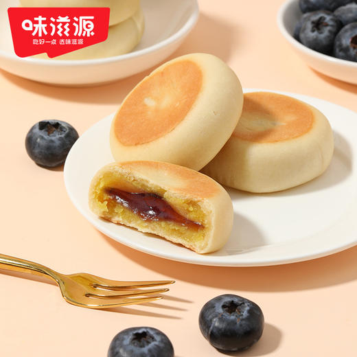 【内外兼修，浓郁酱心，果香撩味~】蓝莓饼500g整箱 网红夹心传统糕点 小吃爆浆蓝莓馅饼 零食早餐下午茶-QQ 商品图2