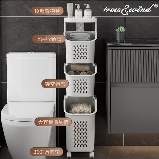 Trees&wind夹缝脏衣篮 商品图3