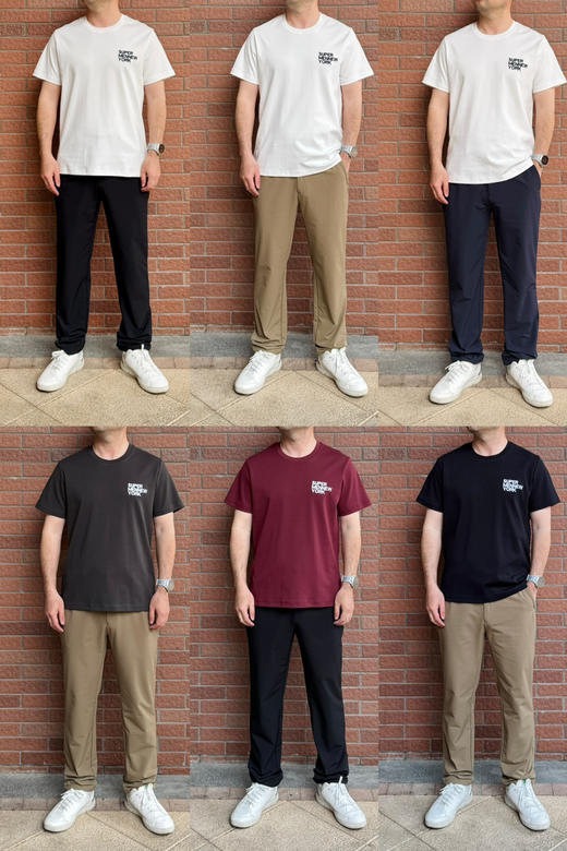 6511 25春夏男士福利--字母刺绣圆领短袖男T【包邮+三天无理由退换】 商品图4