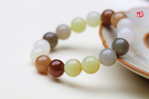 和田玉多宝手串  珠径12mm 商品图2