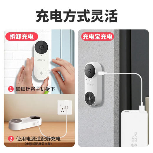 【萤石】智能可视门铃CS-CP3pro（基础款） 商品图9