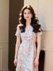 奢姿2025夏季新款大码女装肥mm洋气减龄裙子甜美气质显瘦连衣裙9912861160【1】 商品缩略图0
