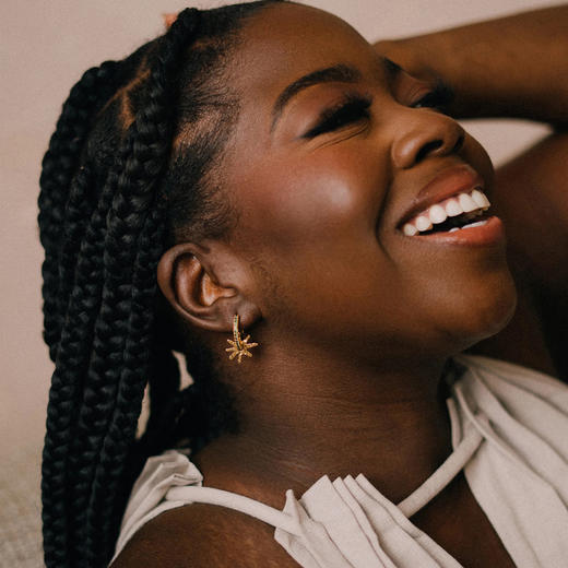 北京仓｜Ottoman Hands-Nsoromma Star-绿色 守护之星 耳环［英国设计师］ 商品图2