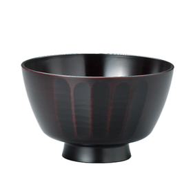 日本进口石田汤碗汉式碗 竖纹水滴 大