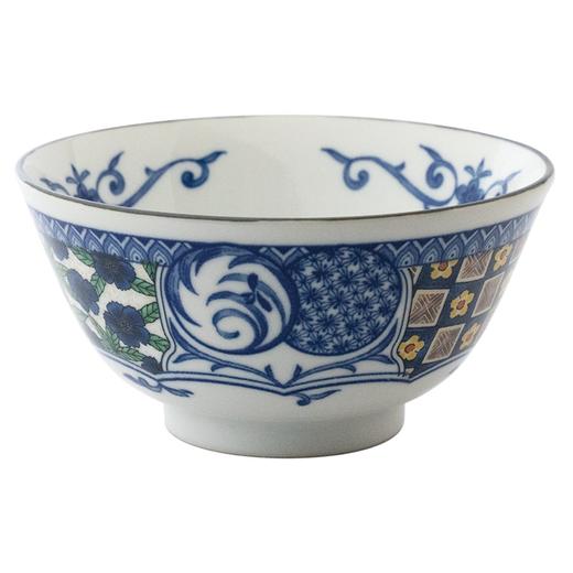 日本进口MARUSANKONDO小纹碗22851蓝色 商品图0