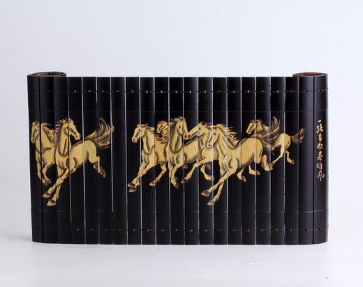 24cm常规水墨五牛/八骏竹简画系列 商品图7