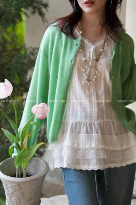 【门店同款】ENJOY春季绮梦繁花蕾丝无袖背心 162244331