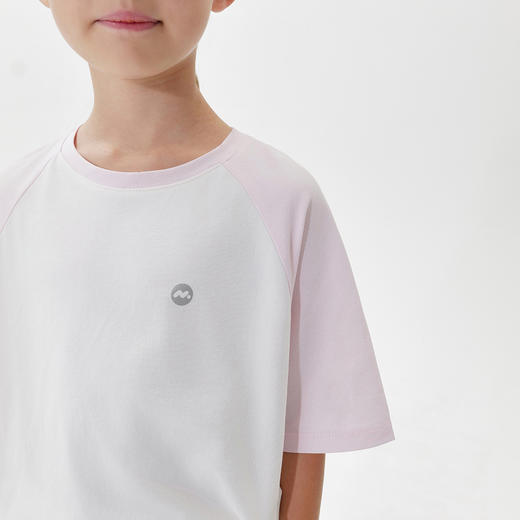 [防晒速干]马克珍妮男女童插肩袖运动T恤 儿童上衣夏装新款550360 商品图4