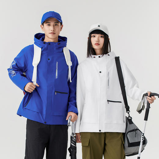 幸运鹿男女款奥粒绒三合一户外风衣防风防泼水保暖登山服 商品图2