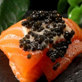 【新鲜源产❗️俄罗斯鱼子酱】圆润饱满，味道鲜美，即食鲟鱼子酱黑鱼籽罐头海鲜日料刺身寿司