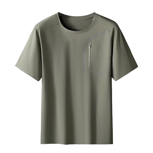 【DTH】大依优型大码圆领短袖T恤加肥加大肥佬休闲宽松运动胖子上衣男士 商品图4