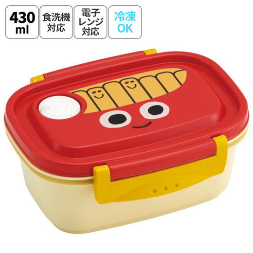 日本进口Skater轻便饭盒S卡通汉堡薯条 商品图0
