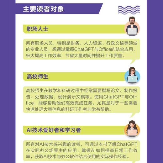 AI办公助手:ChatGPT Office智能办公从入门到实践:80集视频课 商品图2