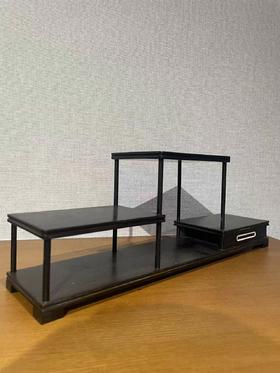 紫光檀中高低座52*11.5*18cm