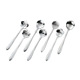 日本进口佐藤金属咖啡勺玫瑰