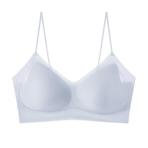 日式无印暗纹冰丝文胸良品夏季凉感胸罩 A-4586 商品图5