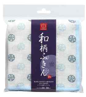 日本进口小久保工业所日式花纹抹布喇叭花