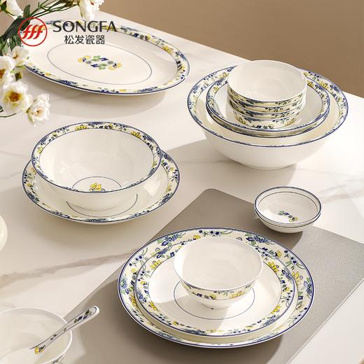 48头闲庭花香骨瓷釉中餐具 商品图2