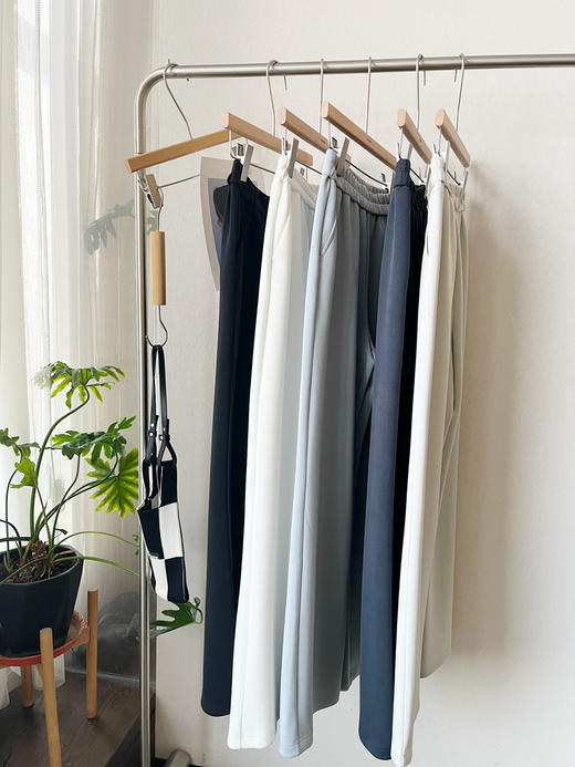 【奔跑无束缚】噢蜜ooomeooo云朵抗皱直筒裤 商品图6