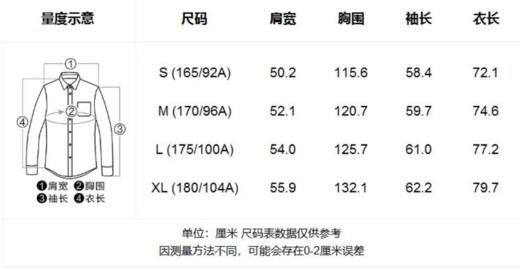 佐丹奴男装25年新款蔚蓝经典系列纯棉衬衫01045003 商品图3