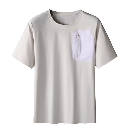 【DTH】大依优型大码圆领短袖T恤加肥加大肥佬休闲宽松运动胖子上衣男士 商品图1