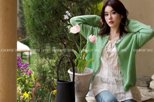 【门店同款】ENJOY春季绮梦繁花镂空小花开衫 161916491 商品图6