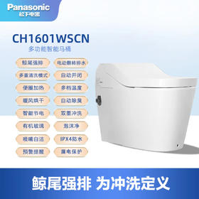 松下智能马桶一体机智能坐便器多功能泡沫盾洁净低水压翻转排水 鲸S6