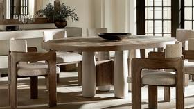 Casa Paros自然圆餐桌，简约质朴美学