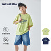 蓝汽水2025夏季趣味印花短袖T恤Sorona凉感抑菌舒爽亲子款上衣 商品缩略图0