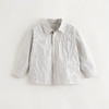马克珍妮男童清新条纹衬衫儿童纯棉休闲衬衣2025年春装新款550501 商品缩略图2