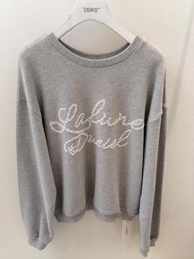 【门店同款】ENJOY秋季珍珠钉珠慵懒卫衣 159225640