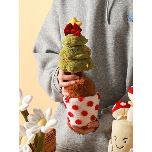 绒绒森林 植物系列盆栽花盆绿植毛绒玩具 商品图3