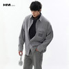 HIM漢崇 字母织唛工装口袋轻薄舒适休闲条纹衬衫外套男 2026春季 商品缩略图0