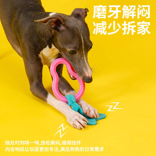 zeze机灵猴樱桃福禄响纸咬胶环玩具-B（包邮） 商品图3