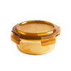 LCB225FU 琥珀色圆形玻璃保鲜盒三件套 商品缩略图1