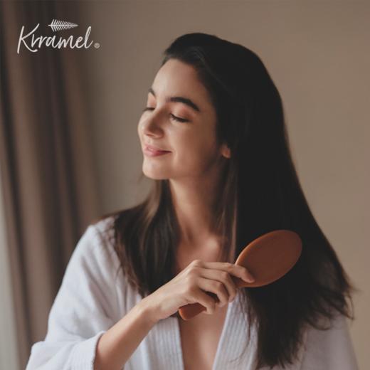 KRRAMEL 护发猪鬃梳 礼盒气垫梳按摩木梳子女礼盒结婚礼物伴手礼 商品图5