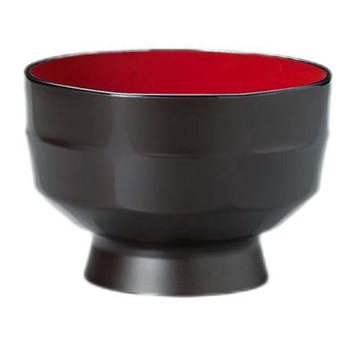 日本进口石田汤碗汉式碗 蛇眼焦茶色 大 商品图0