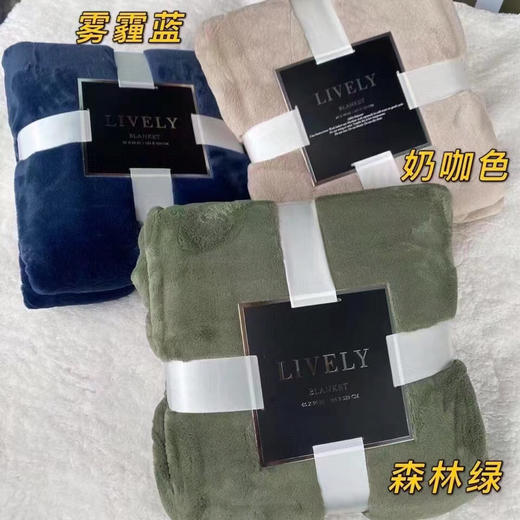 LHX25351牛奶绒绒毯 商品图0