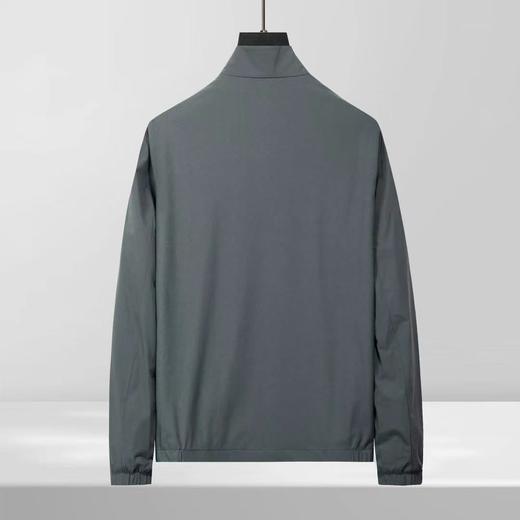 男士轻薄开衫外套网布拼接透气柔软垂感夹克   YH-8245 商品图3