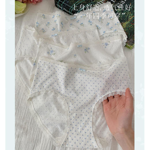 （39元2件）纪念日百货提花海盐之夏内裤160803953 商品图5