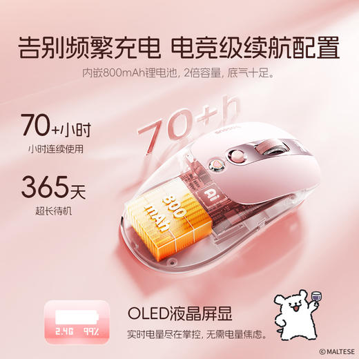 倍思 Editor EM1 长续航屏显 线条小狗联名款 商品图3