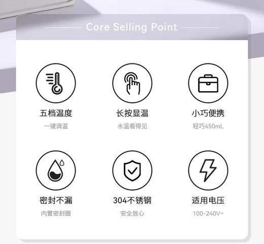 【春上新】10楼飞利浦保温杯AWP2767AP吊牌价349元活动价279元 商品图2