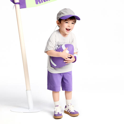 男童SORONA凉感短袖针织套装夏季新款安奈儿童装实体店同款XB521606 商品图3