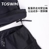 泳镜侠推荐！TOSWIM显瘦速干冲浪潜水运动跑步泡温泉泳衣女保守字母渐变 商品缩略图3