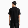EMPORIO ARMANI 阿玛尼 男士徽标提花棉质圆领短袖T恤 黑色 EM000943 AF10762 FC157 商品缩略图2