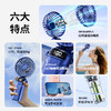 【清风徐来，轻抚夏日！】手持迷你风扇，轻音大风力，LED数显屏，五档位风力，超长续航，上班族必备，户外爱好者推荐！ 商品缩略图2