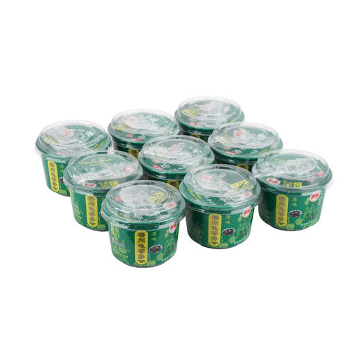 广西梧州双钱原味龟苓膏碗装200g*9碗 零食下午茶特产 商品图0